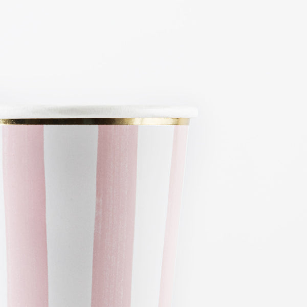Striped Christmas Cups