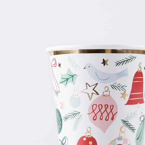 Festive Pattern Cups
