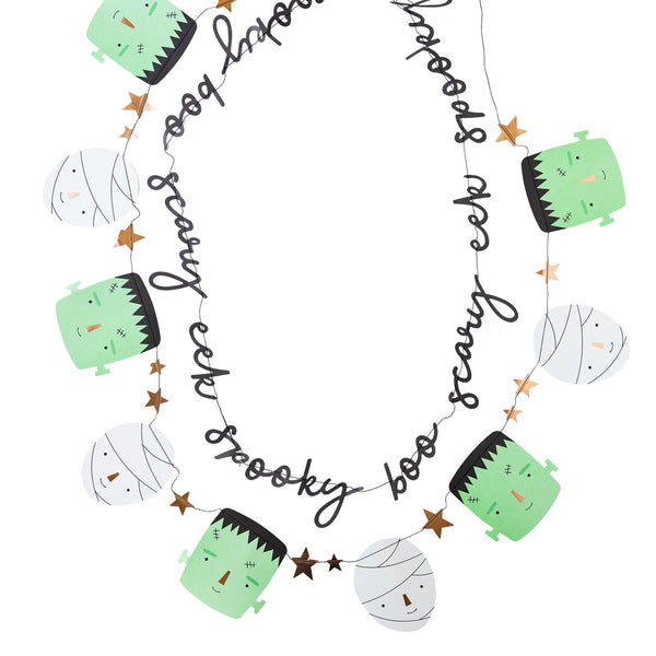 Frankenstein & Mummy Banner Set