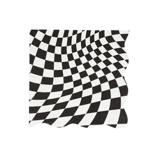 Halloween Checker Large Napkins