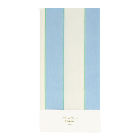 Blue Striped Table Cloth