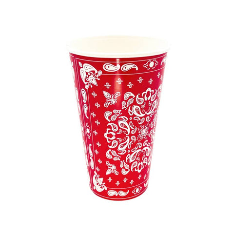 Red Bandana Large Cups