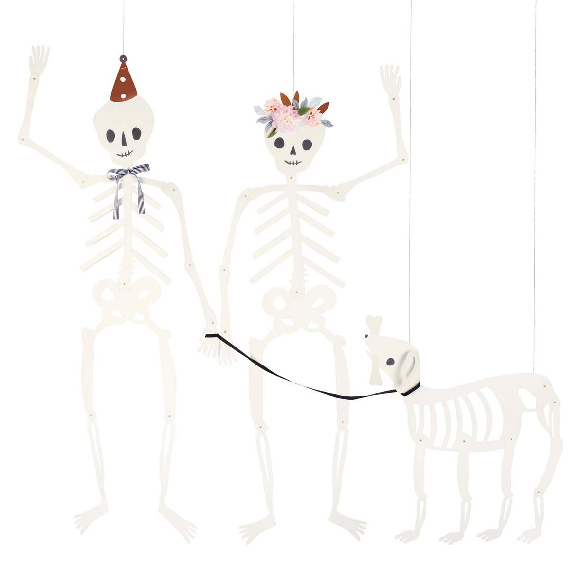 Giant Jointed Skeletons with Pup PreOrder A Little Confetti