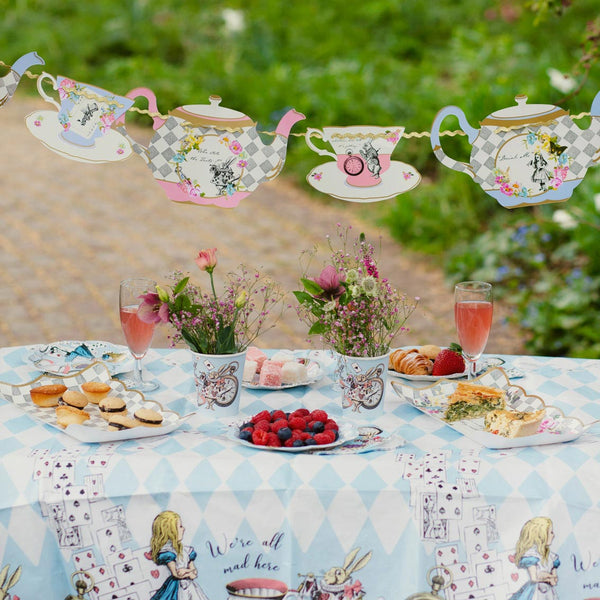 Truly Alice Teapot Bunting / Garland