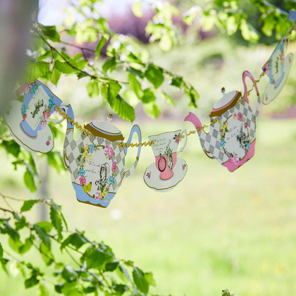Truly Alice Teapot Bunting / Garland