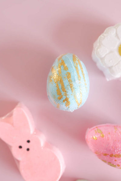 Blue Dino Egg Bath Bomb - A Little Confetti
