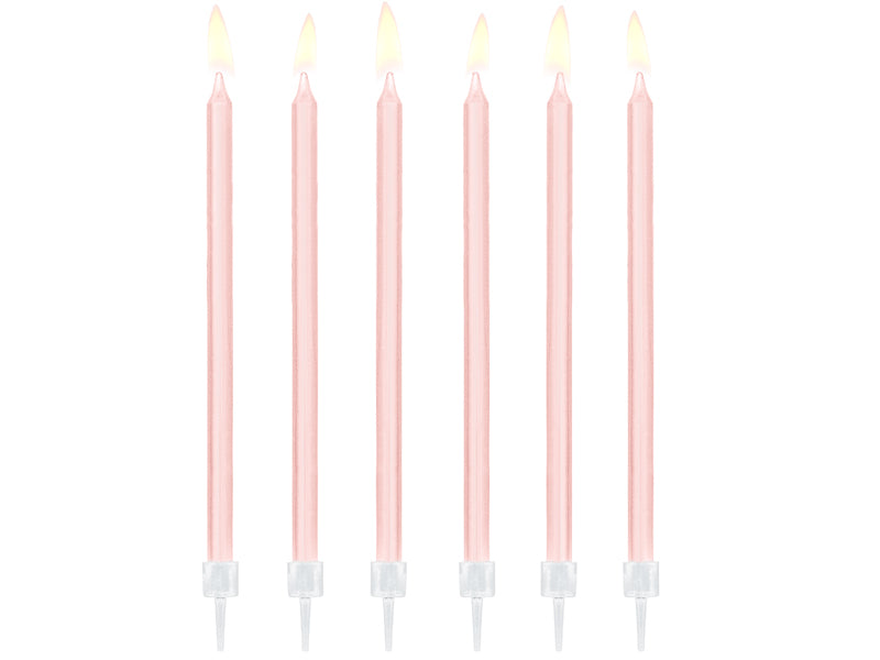 Light Pink Birthday Candles - A Little Confetti