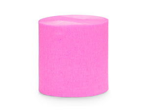 Pink Crepe Paper Streamer - A Little Confetti