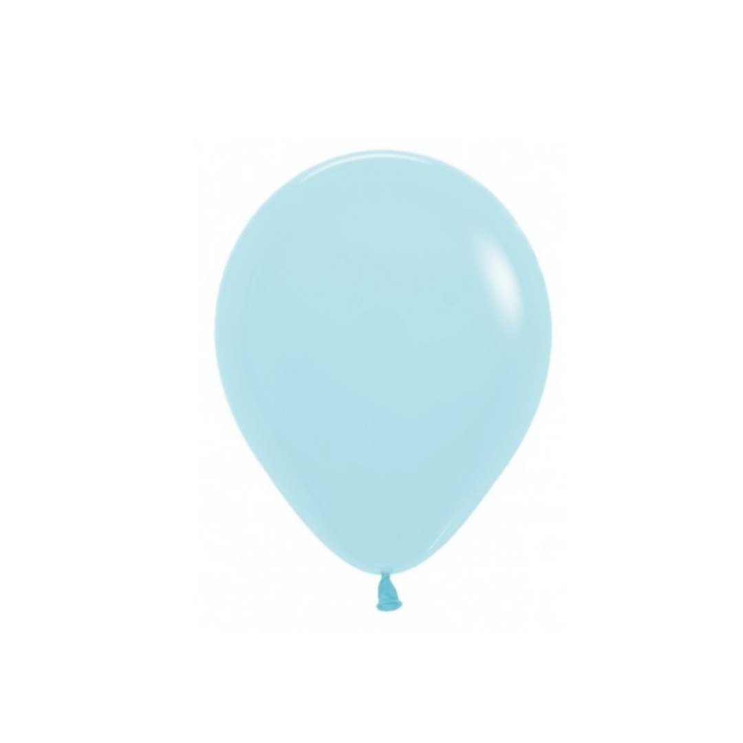 Pastel blue balloons - A Little Confetti