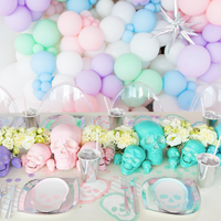 Pastel Skull Dinner Plates