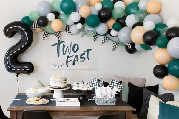 Race Car Balloon Garland Kit by Emelbe Design
