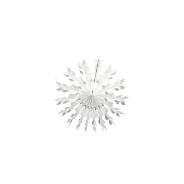 White Tissue Paper Snowflakes (choose your size)
