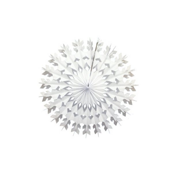 White Tissue Paper Snowflakes (choose your size)