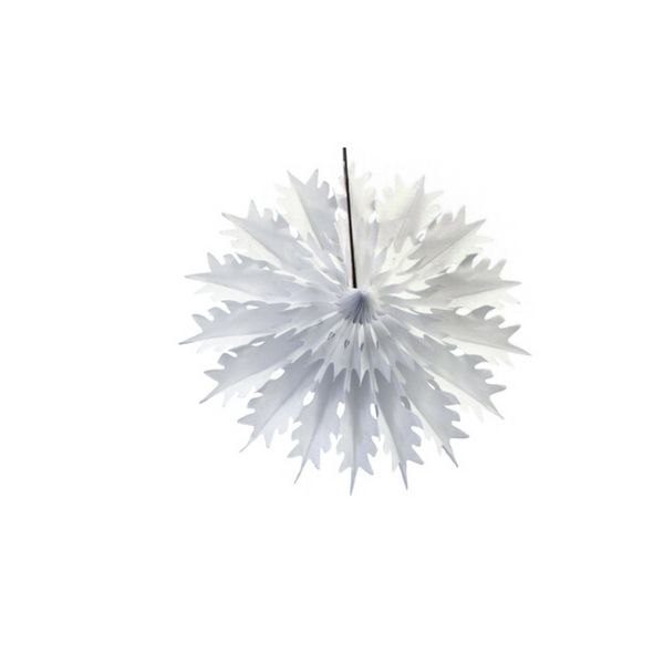 White Tissue Paper Snowflakes (choose your size)