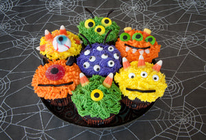 Monster Cupcakes! A fun halloween activity for kids