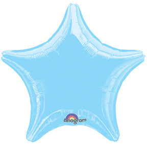 Blue Star Foil Balloon