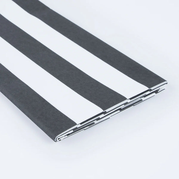 Black Striped Table Cloth