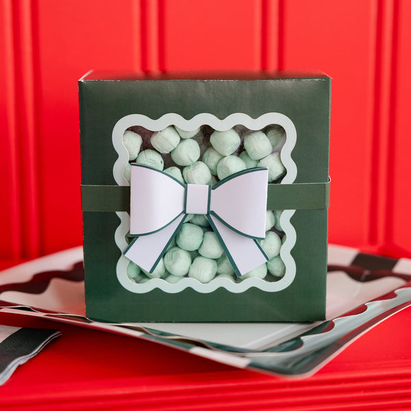 Green Bow Treat Boxes