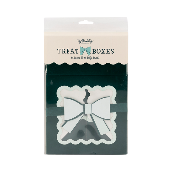 Green Bow Treat Boxes