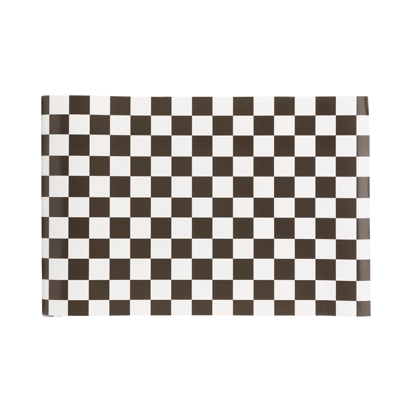 Black & White Check Table Runner