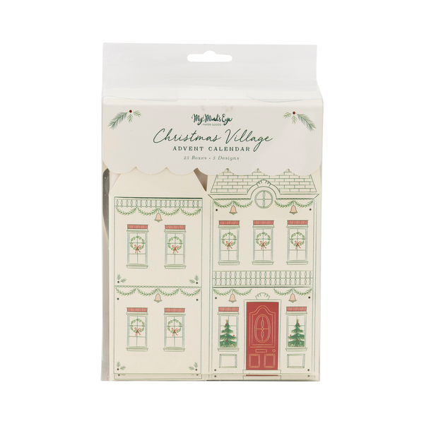 Christmas Village Advent Calendar Houses