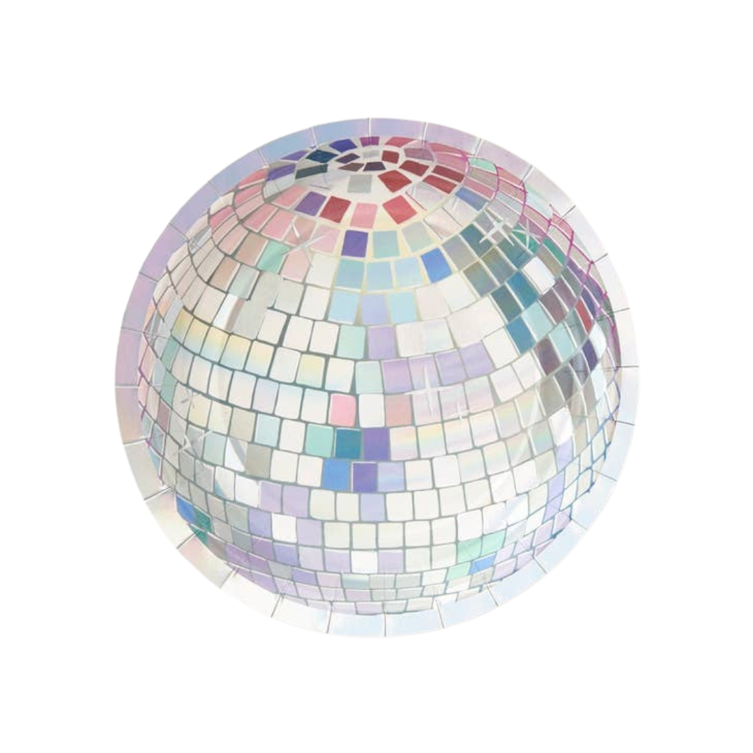 Disco Ball Small Plates - A Little Confetti