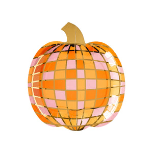 Disco Pumpkin Plates