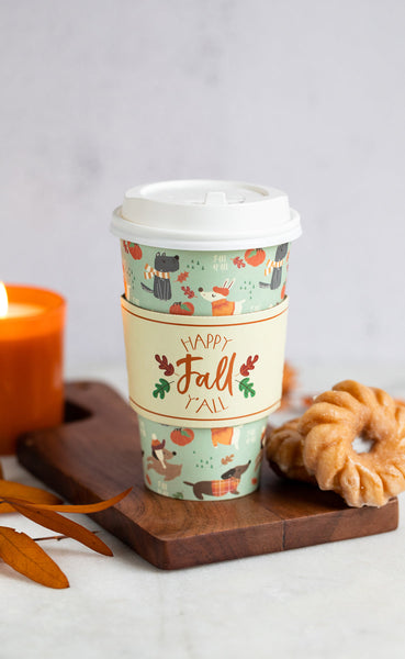 Fall Puppies To-Go Cups Coffee Cups