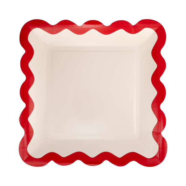 Festive Ric Rac 9" Plates