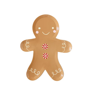 Gingerbread Man Plates