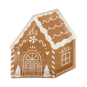 Gingerbread House Plates