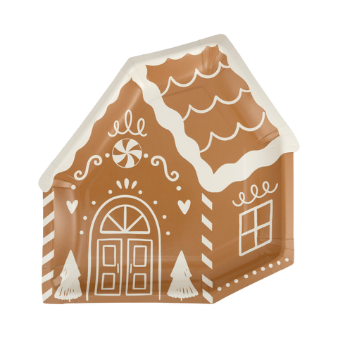 Gingerbread House Plates