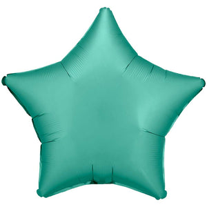 Jade Star Satin Luxe Foil Balloon