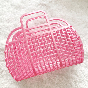 Glossy Pink Small Jelly Bag