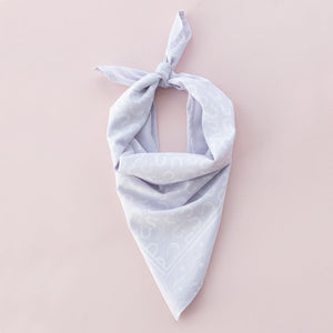 Lavender Horseshoe Bandana