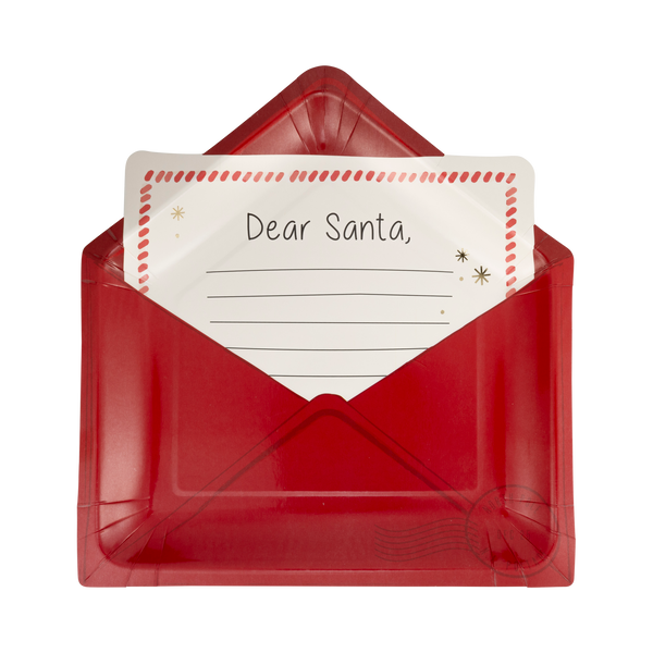 Letters to Santa Plates