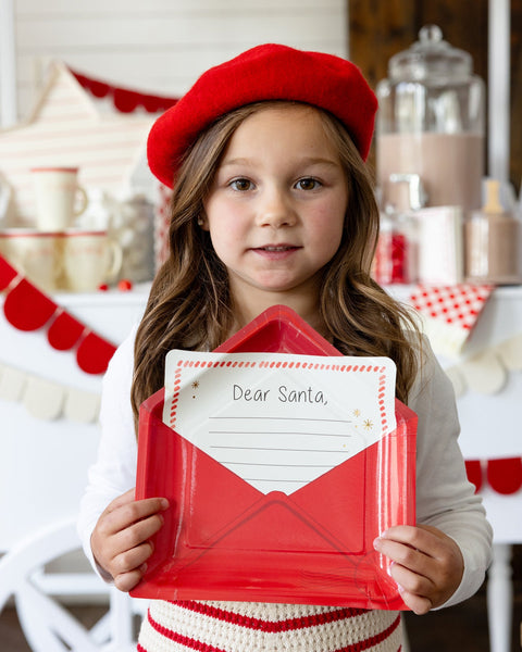 Letters to Santa Plates