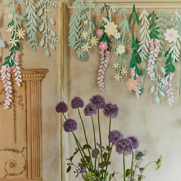 Floral Paper Backdrop