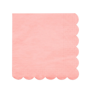 Neon Coral Large Napkins