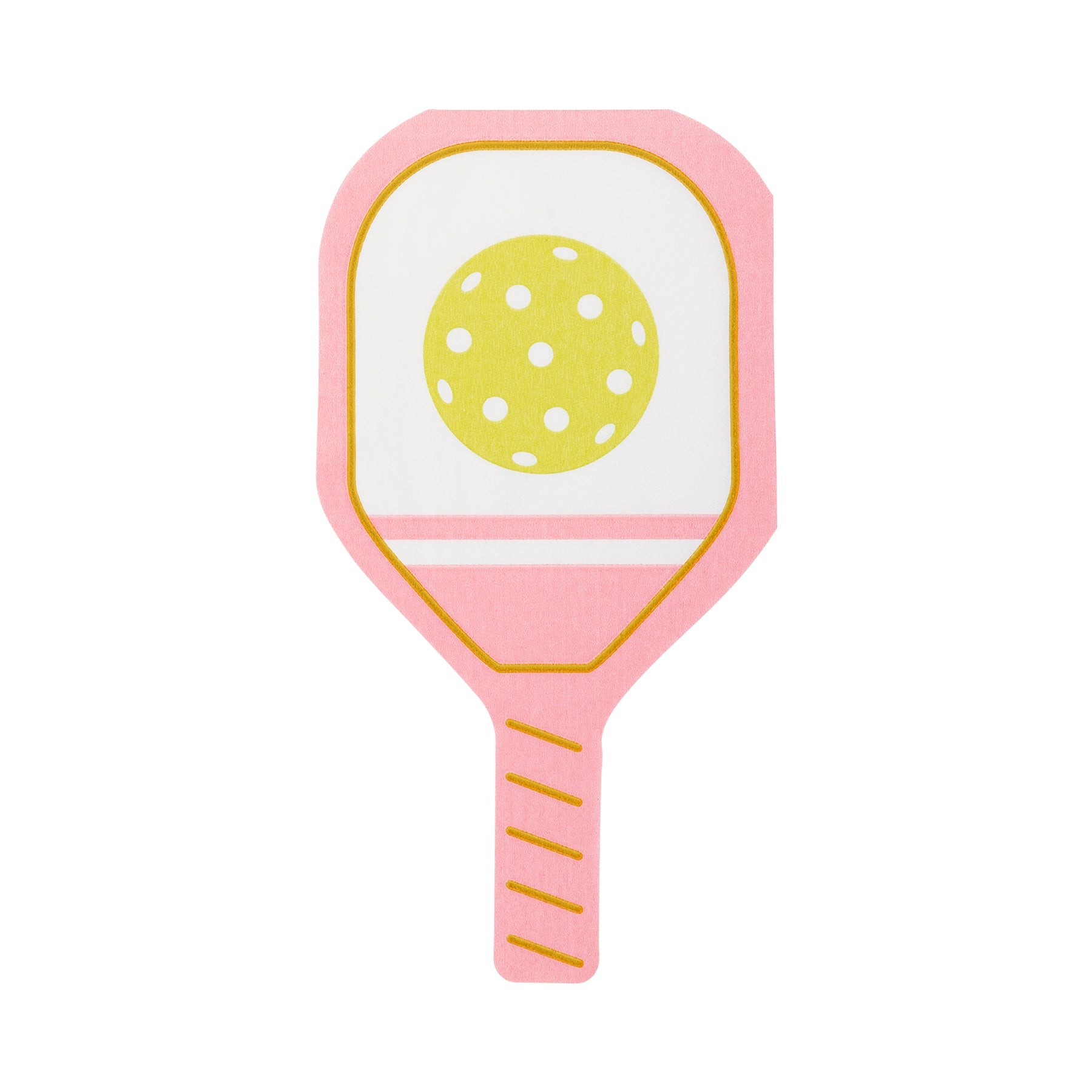 Pink Pickleball Paddle Napkins