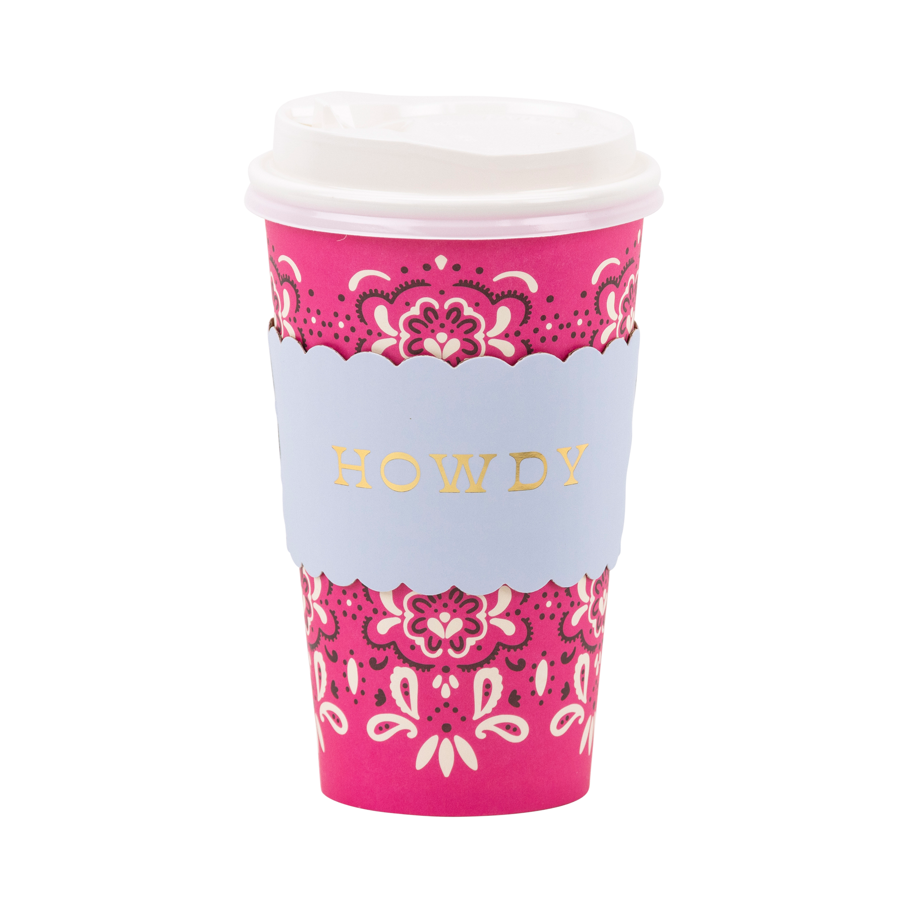 Pink Bandana To-Go Cups