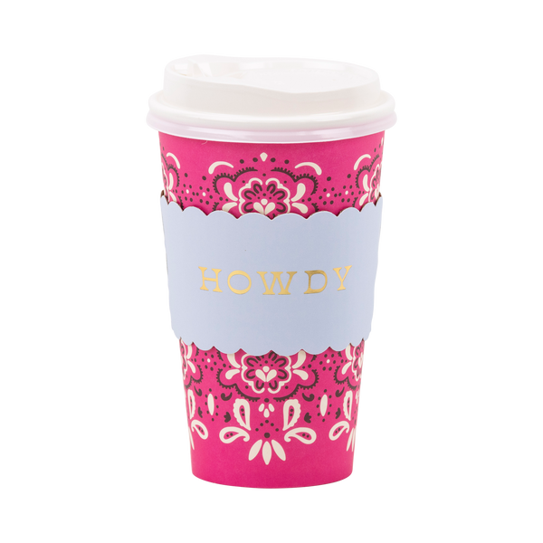 Pink Bandana To-Go Cups