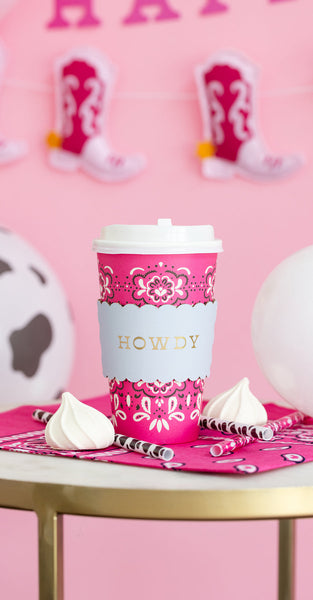 Pink Bandana To-Go Cups