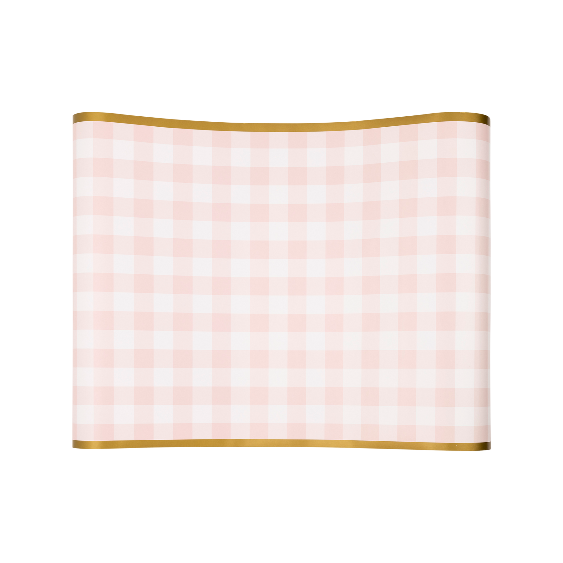 Pink Gingham Table Runner