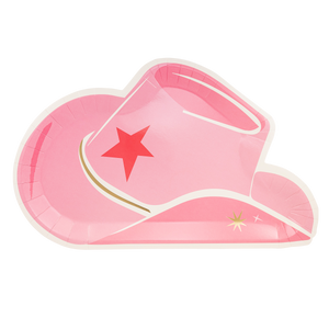 Pink Cowgirl Hat Plates