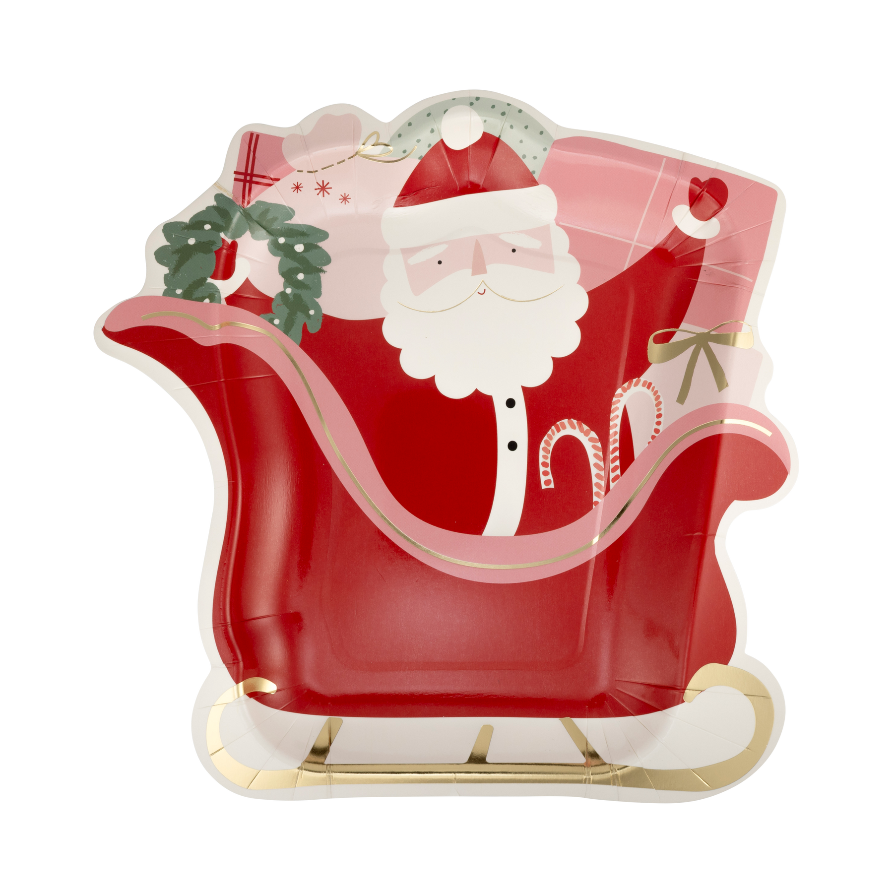 Santa Sleigh Plates