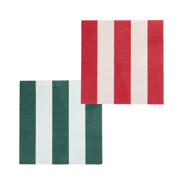 Christmas Striped Napkins