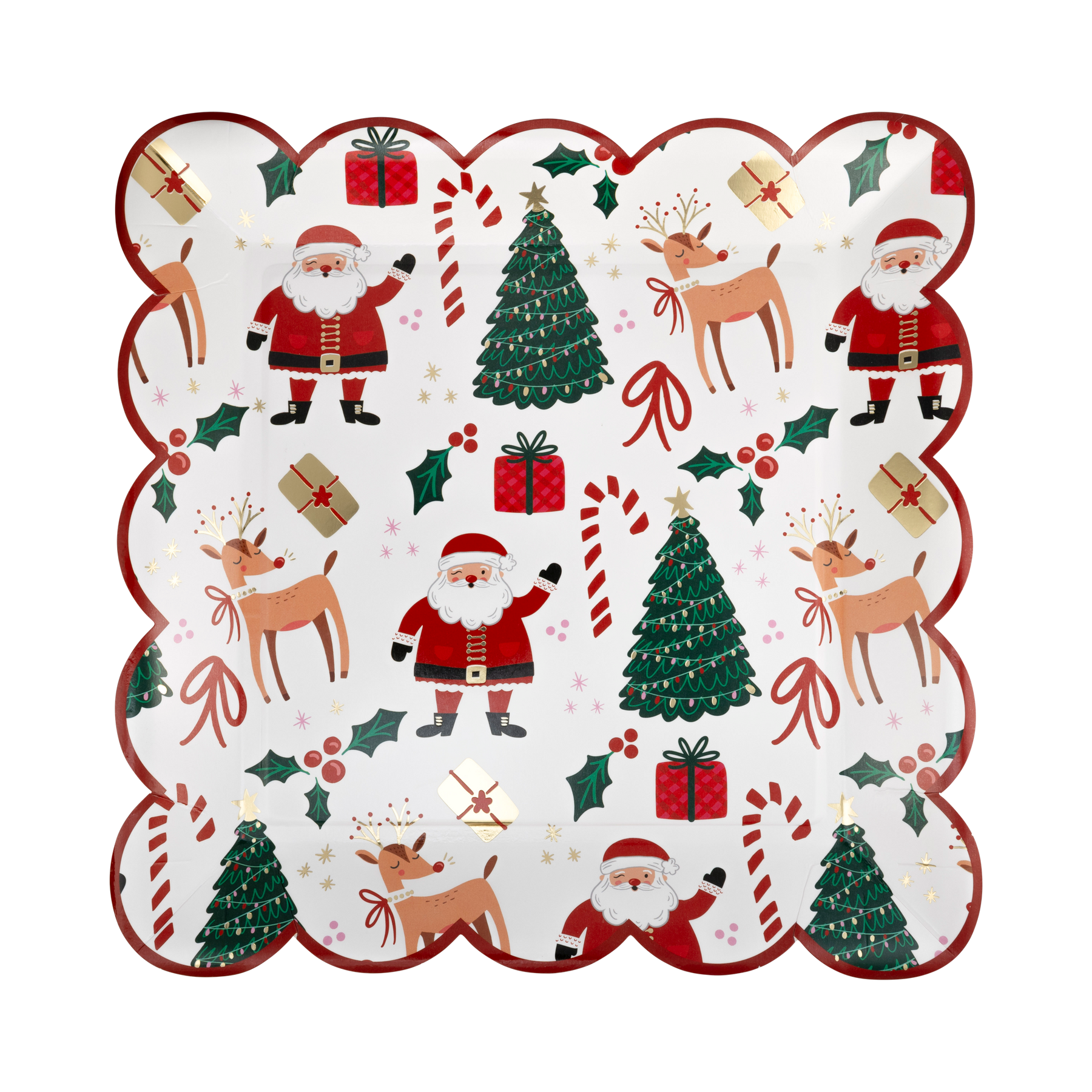 Whimsy Christmas Plates