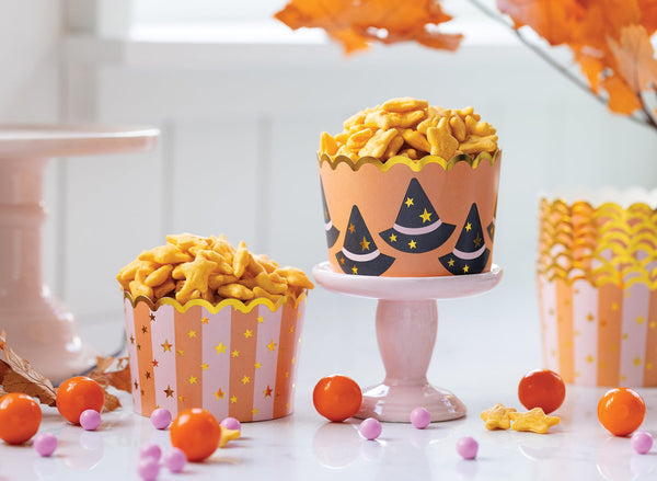 Jumbo Witch Hat & Stars Baking/Food Cups