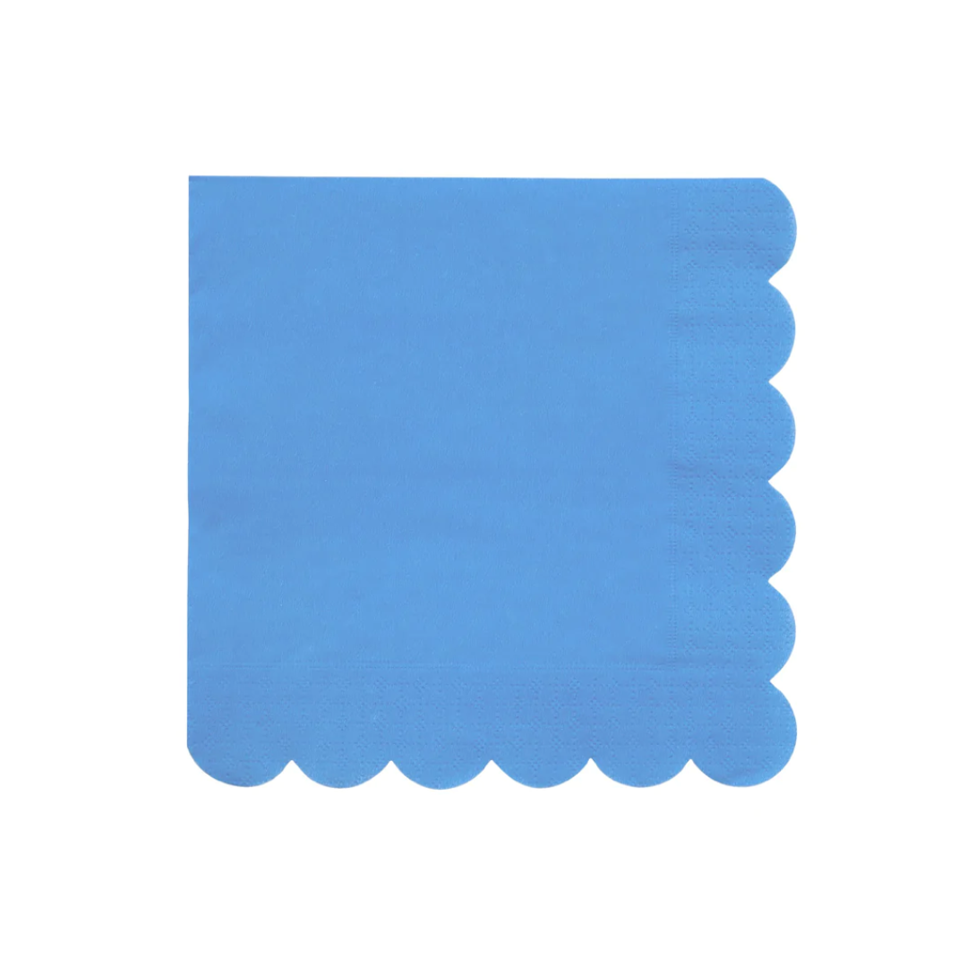 Bright Blue Large Napkins